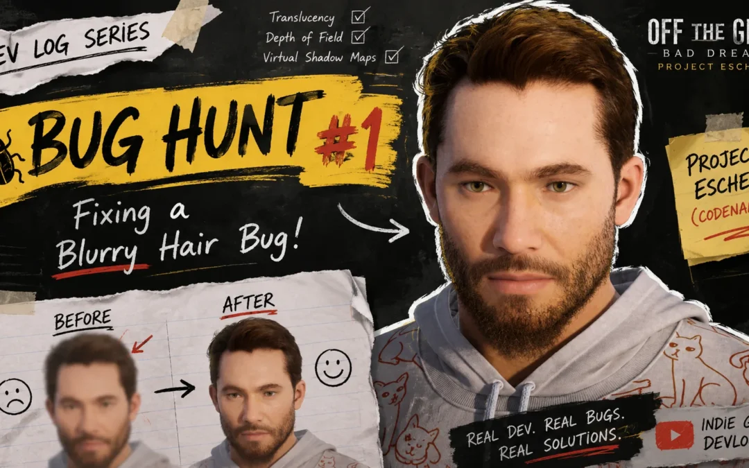 🐞 Bug Hunt #1 – The MetaHuman Hair Blur